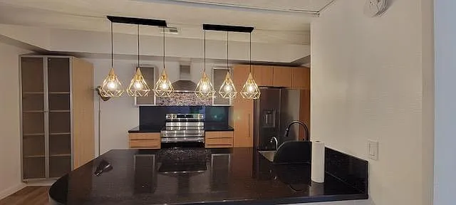 All brand new appliances, state of the art appliances, upgraded cabinets and lighting.