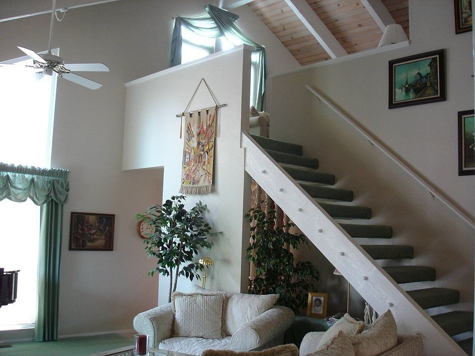 20 ft ceiling in Living Room