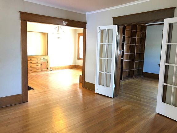 Dining room and office/library viewed from living room