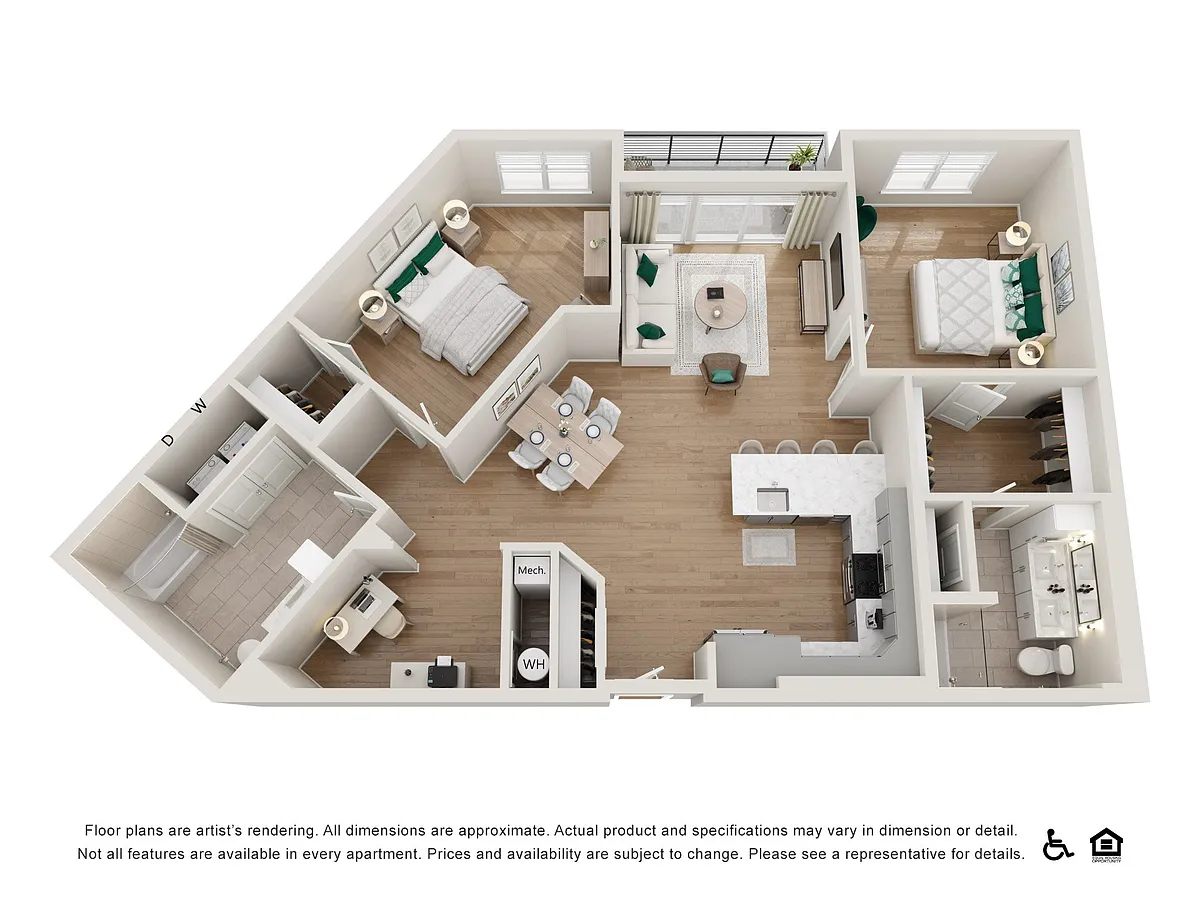 Floor plan B3 Den