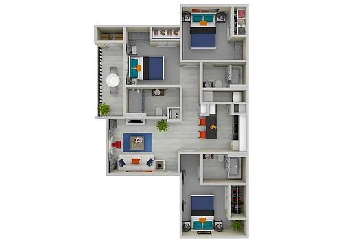Floor plan Tharpe Deluxe