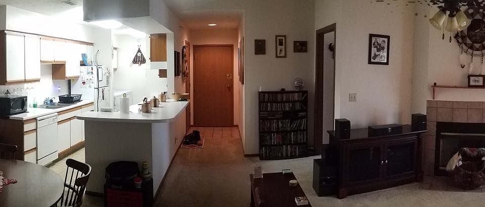 Panorama of Apartment from Bedroom