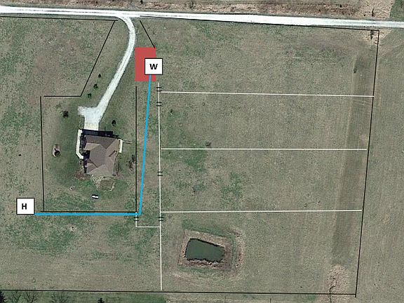 Paddock/waterline layout