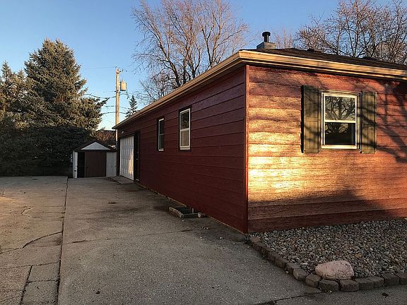 2 Car garage and small shed