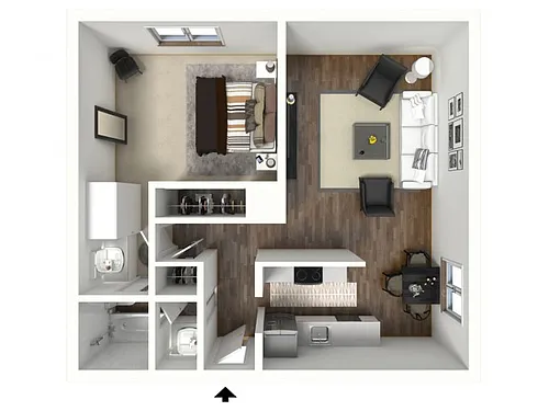 Floor plan 1X1