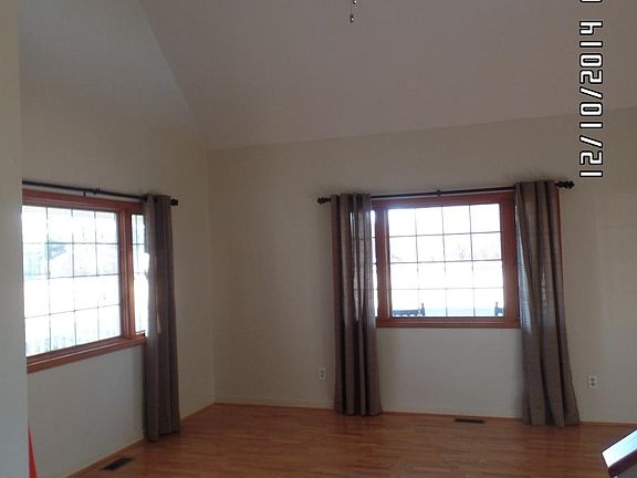 Living Room with Vaulted Ceiling
