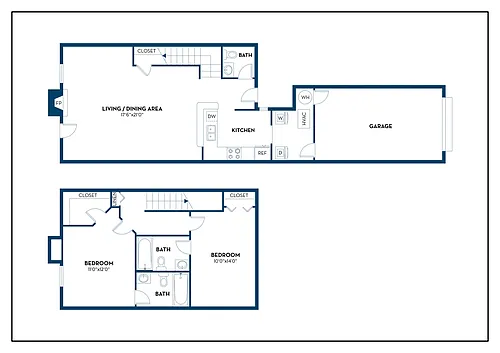 Floor plan Bristol (Townhome)