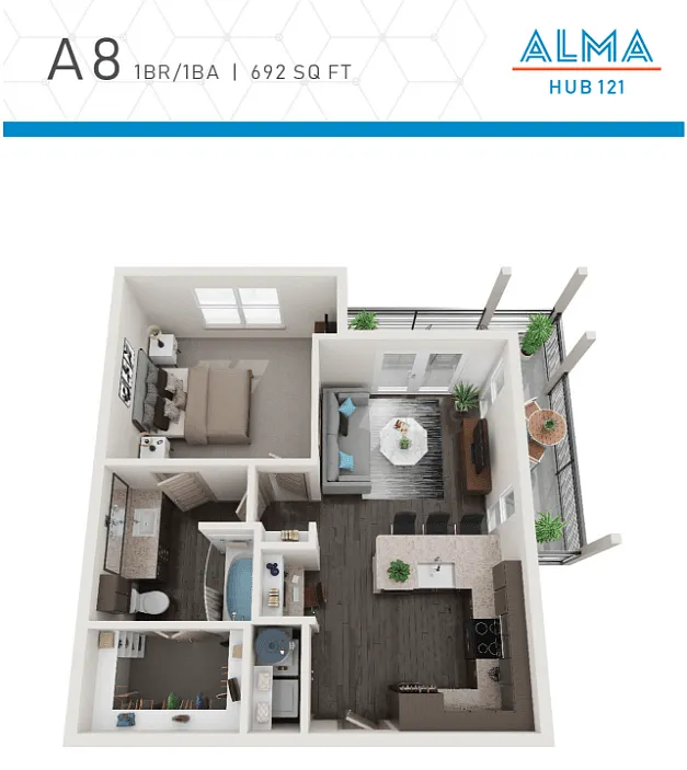 Floor plan A8