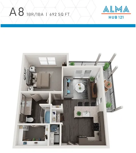 Floor plan A8