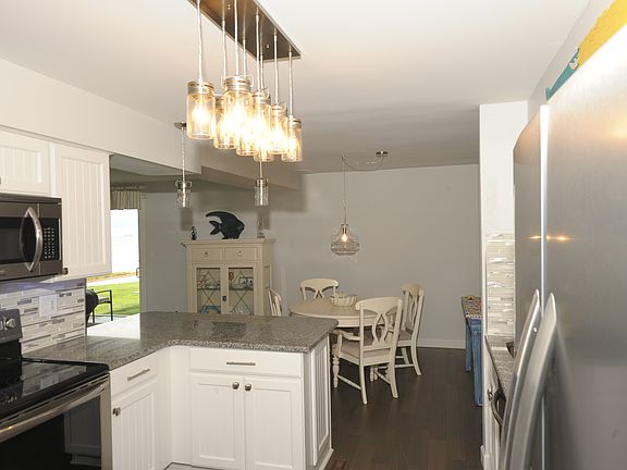 Open concept kitchen, dining