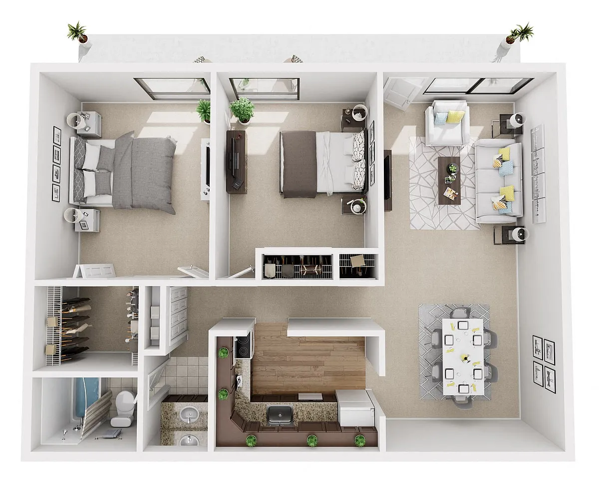 Floor plan B1