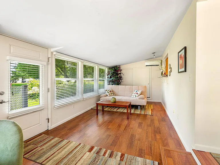 Sunroom and large storage closet