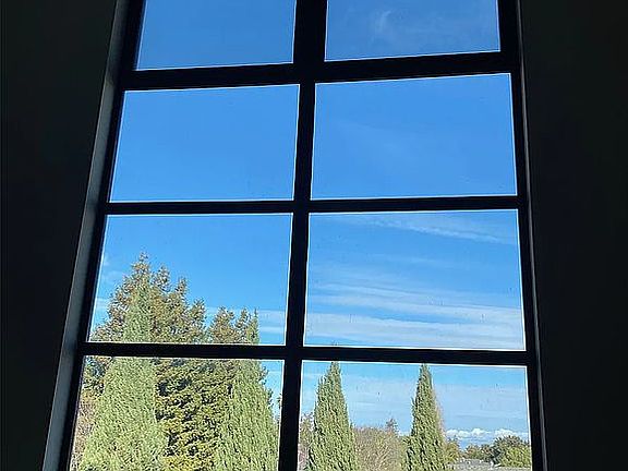 15 foot window view north