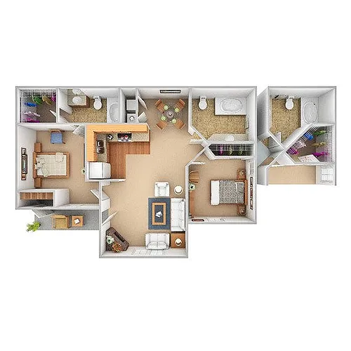 Floor plan Montage