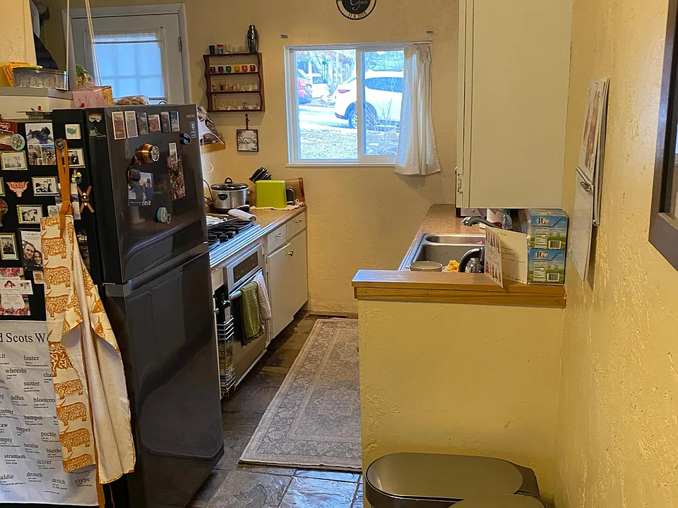 kitchen with new appliances and gas stove, convection oven