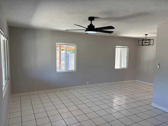 Front door view; living room.