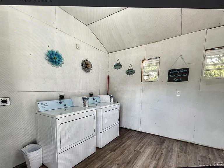 laundry area