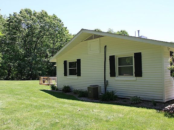 North side of the home