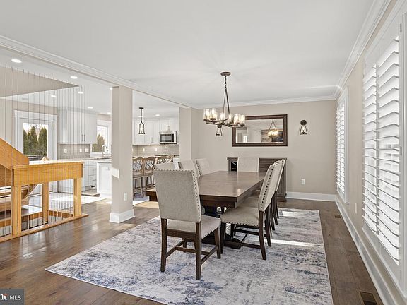 Interior real estate photo — living room
