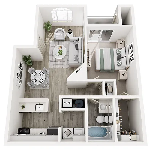Floor plan A - Modern