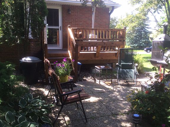 Deck and patio