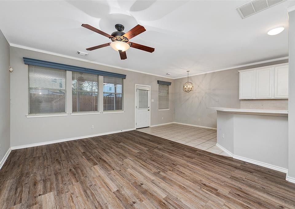 Updated soft grey paint and stunning laminate flooring