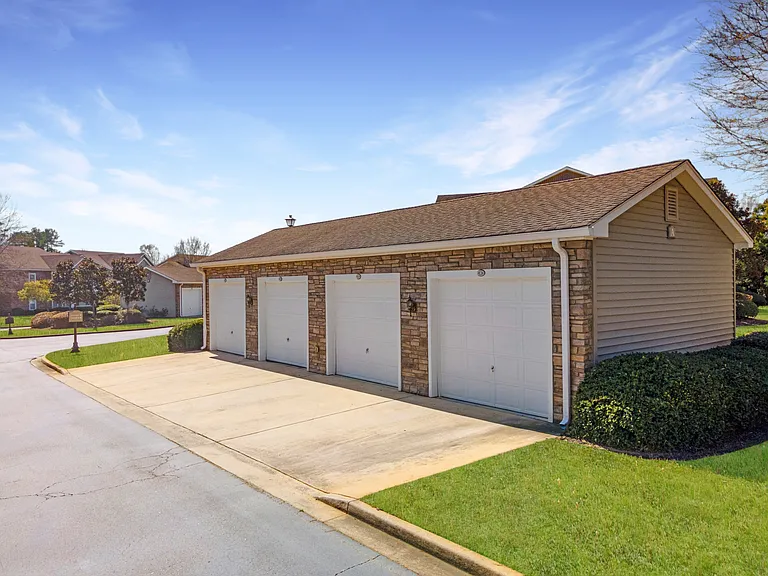 Private garages available