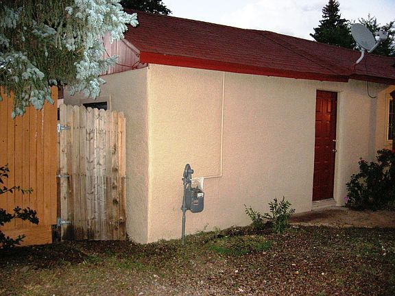 Access door behind house