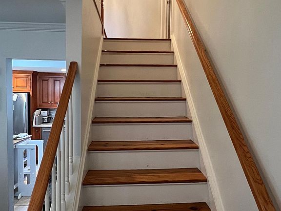 Stairs leading to the upstairs