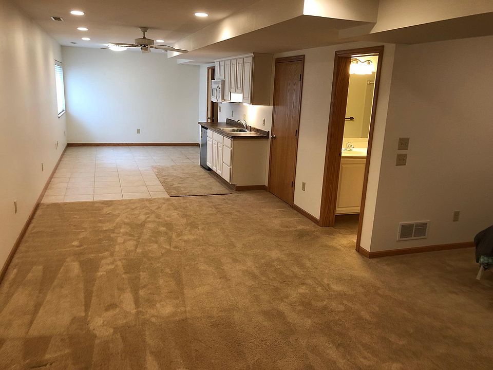 Looking north in lower level bedroom.
