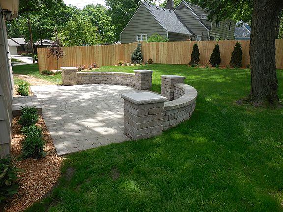 Beautiful fenced backyard