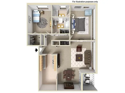 Floor plan Sandstone 2 Split