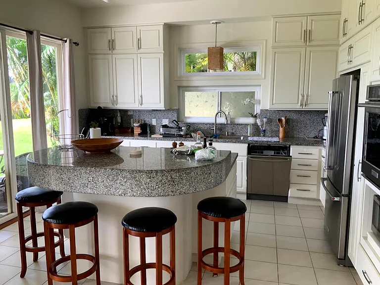 fully equipped gourmet kitchen with premium appliances