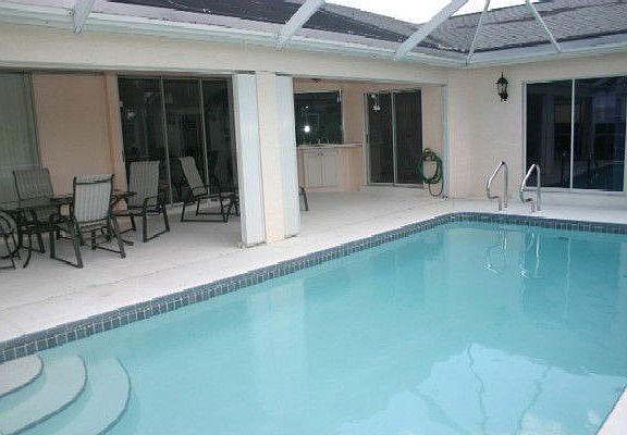 South facing pool