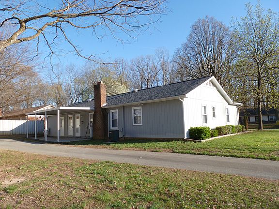 Back of home with patio