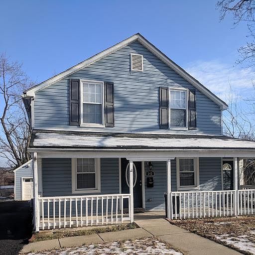 front of the house