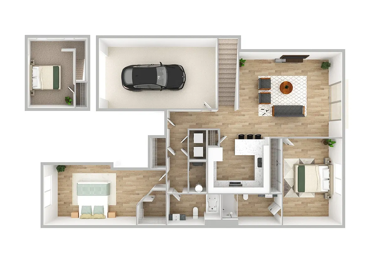 Floor plan Classic (Townhome)