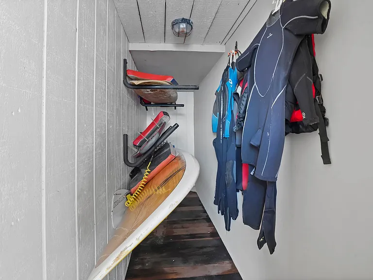 From wetsuits to beach towels, every detail has been considered.