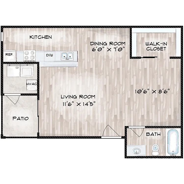 Floor plan Studio