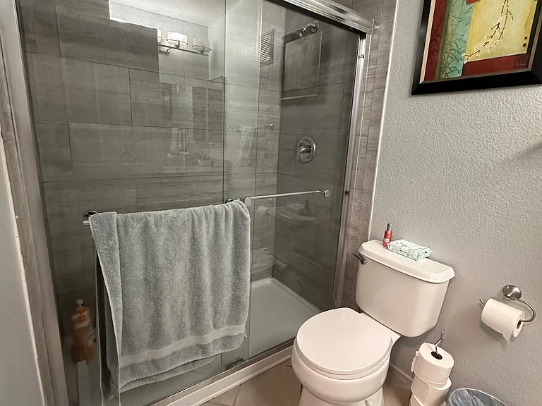 Shared shower for 2 tenants