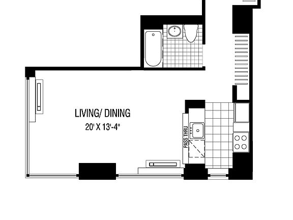 2nd image of 2 Gold St APT 2609