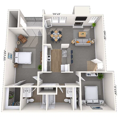 Floor plan Magnolia