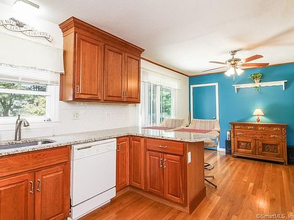 view of kitchen to extra space for dining or sitting