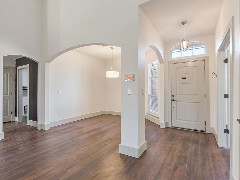 Front Door - Dining Room and Hall Entrance