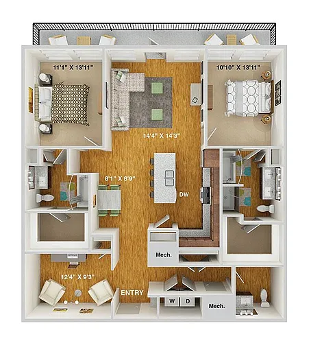 Floor plan B5D