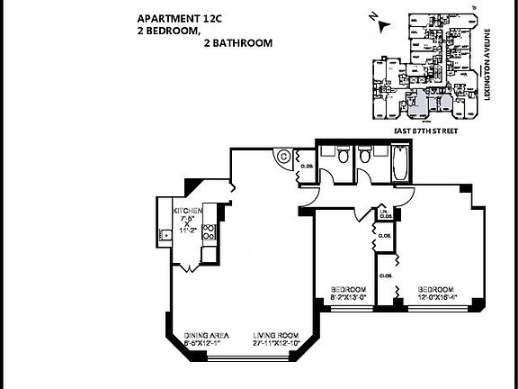 2nd image of 125 E 87th St APT 12C