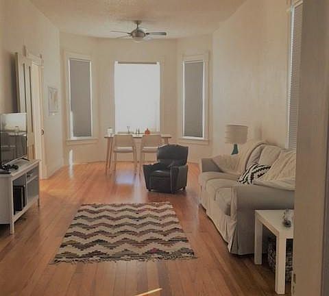 View of living room from kitchen