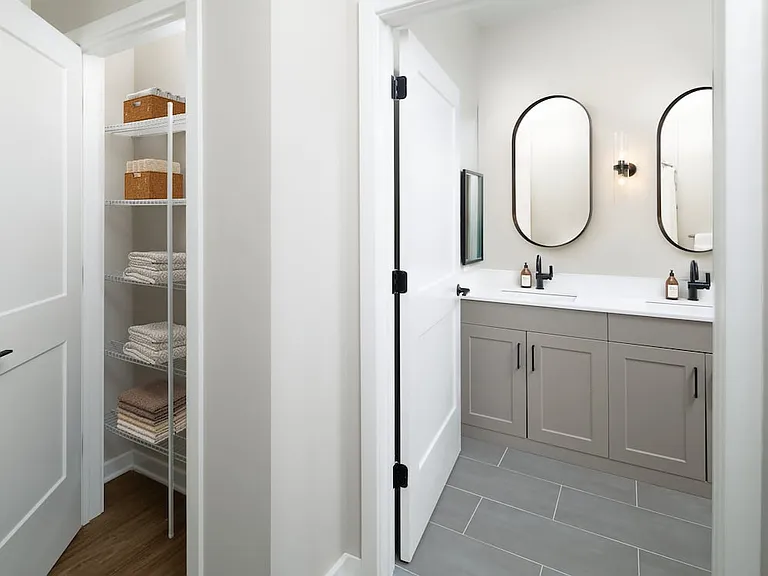 Upgrade Collection bathroom and linen closet