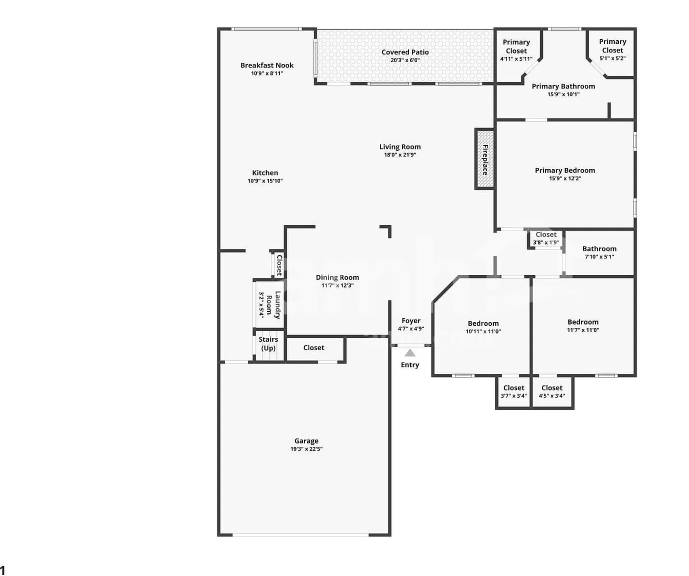 3 bed, 2.0 bath, 1800 sqft, $2,185 — Photo 2