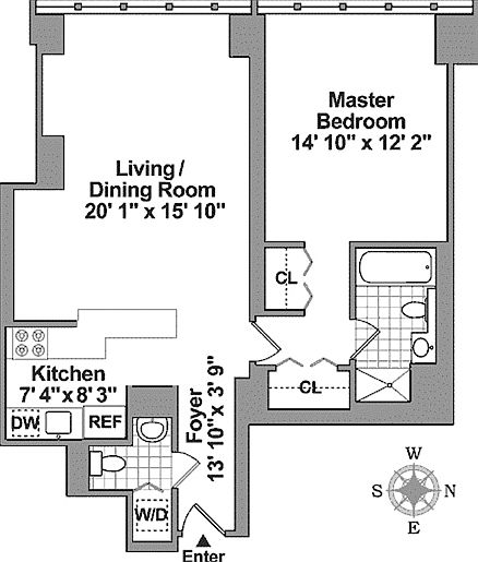 1st image of 160 W 66th St APT 32J